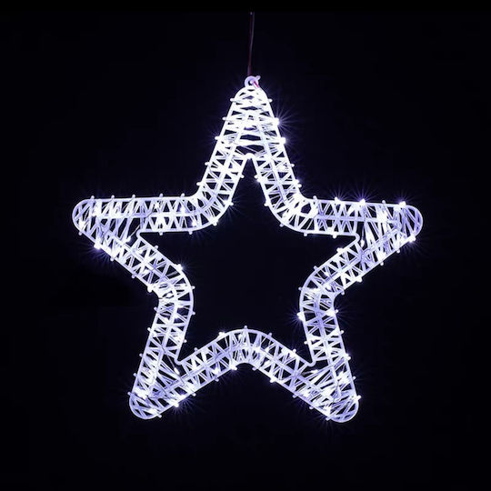 Crăciunesc Decorativ Stea cu lumină LED Plastic 5x45buc 1buc