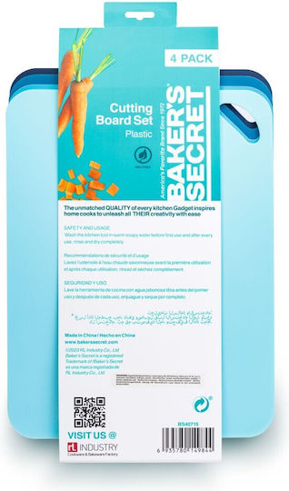 Baker's Secret Σετ Επιφάνεια Κοπής Πλαστική 38x29cm