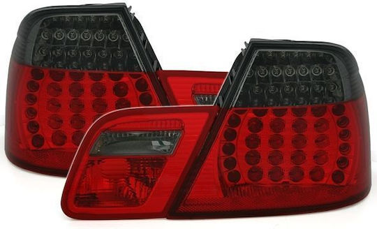Led Taillights Bmw E46 Coupe 1998-2003 Tinted Flash Set 2 Pieces