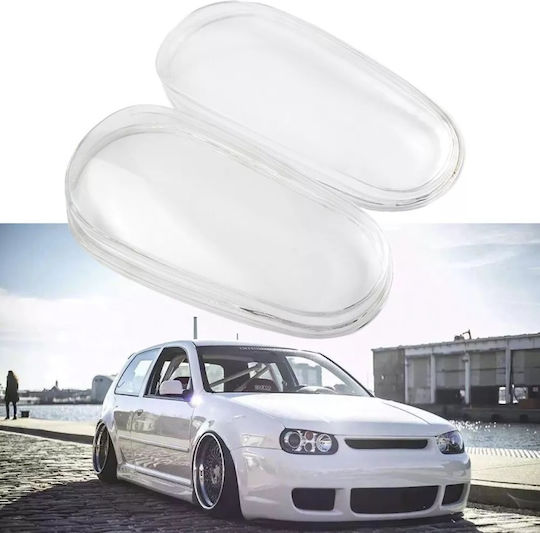 Cristale Faruri VW Golf IV 4 98-04 Set Plastic 2 Bucăți