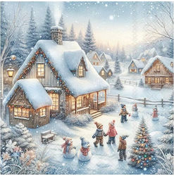 Marva Χαρτοπετσέτες Ambiente Winter Backyard 33x33 Εκ Σετ 20 Τμχ
