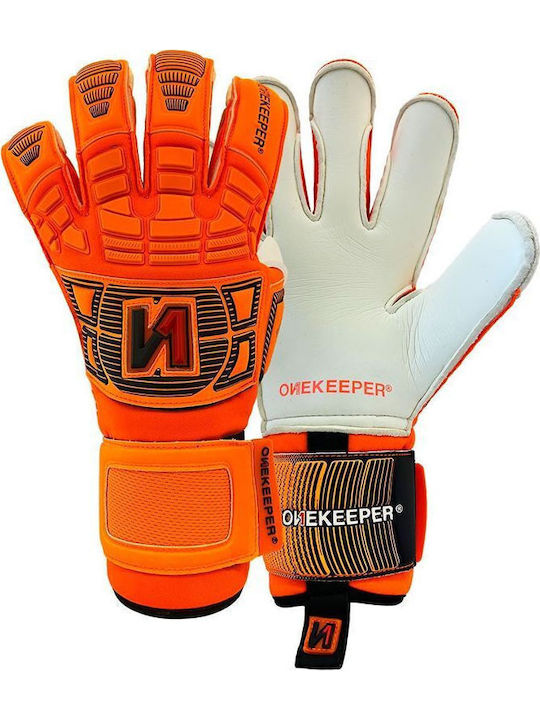 Onekeeper Fusion Contact Adults Goalkeeper Gloves Beige