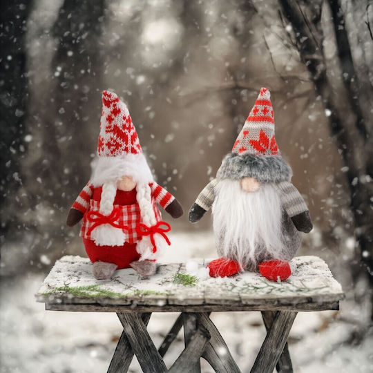 Christmas Scandinavian Elf 8 X 14 X 20 Cm 2 Types