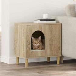 vidaXL Katzenbett Sonoma 51 x 30 x 52 cm aus be...