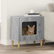 Vidaxl Cat House Gray Sonoma 51 x 30 x 52 cm En...