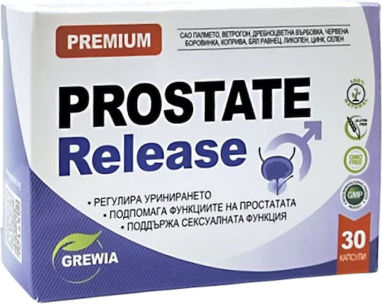 Grewia Prostate Release Добавка За Здравето На Простатата 30 Мек Капсули