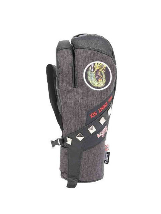 686 Mittens Ανδρικά Γάντια Σκι & Snowboard Μαύρα