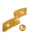 Weihnachtliche Farbband Beleuchtet 2 X Gold 5x500cm 1Stück