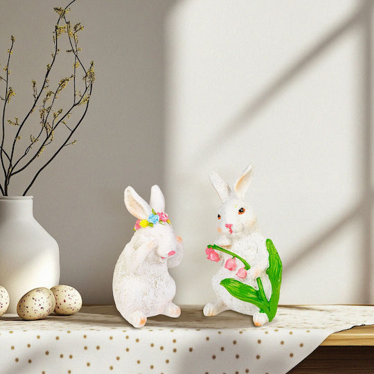 Easter Decoration Bunny 2 Types 7.5 X 7.2 X 14.5 Cm