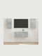 Wohnzimmer TV-Einheit Grey L78.5xB31xH30cm