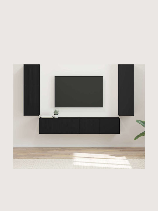 Living Room TV Unit Black L30xW31xH100cm