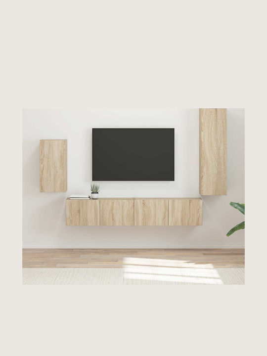 Living Room TV Unit Sonoma Oak L30xW31xH100cm