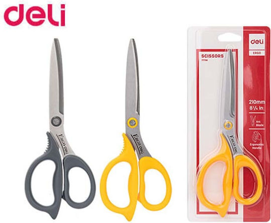 Deli Ножица Crafts 21бр с Метал Острие Сив 12бр