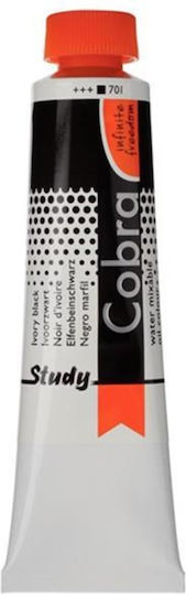 Royal Talens Cobra Study Oil Colour Black 40ml