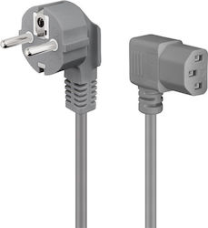 Goobay IEC C13 - IEC C13 Cable 2m Γκρι 50079 Goobay IEC C13 - IEC C13 Cable 2m Γκρι 50079