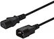Savio power cable Schuko - IEC C14 Кабел 1.2м Черен (CL-99)