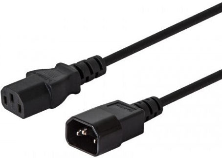 Savio power cable Schuko - IEC C14 Кабел 1.2м Черен (CL-99)