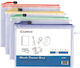 Next Folder Transparent with Zipper for Paper A6 10pcs