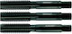 4110 Taps Manual Threading Standard Pitch Din 352 HSS-E 5% Co Vap 3 Pieces Set Size M8