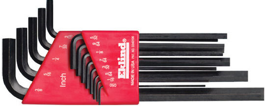 Set Long Hexagonal Socket Wrenches In Plastic Holder