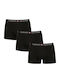 Herren Boxershorts Black 3Packung