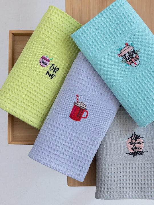 Palamaiki Towel from 100% Cotton 50x70cm 4pcs
