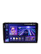 Teyes Cc3 2k Car Navigation Saab 9-3 2007-2014 4+32GB 9.5" QLED Octa-Core 2GHz Android 4G Bluetooth 5.1 DSP