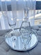 Crystal Set 3 Pieces Inox Mirror Tray