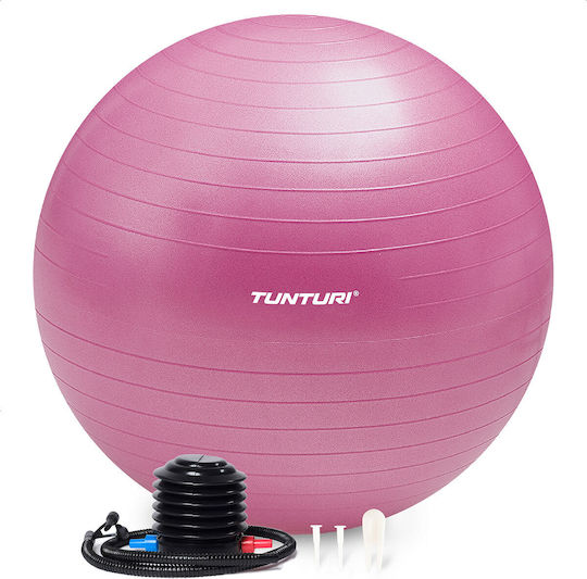 Tunturi Μπάλα Pilates 65cm σε Μωβ Χρώμα