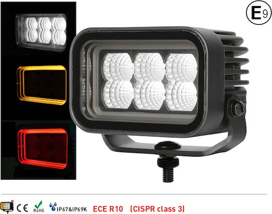 Scheinwerfer Auto in Balkenform LED 10 - 30V 42W 11.62cm mit Weiß Beleuchtung 1Stück