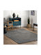 Saray Home Deluxe Anti-slip Rug Rectangular Furry Dark Gray