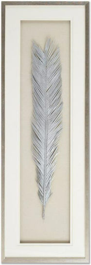 Supergreens Painting Feather Silver 40x120 cm 5-0072