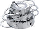 Fantasyday Ravioli Tools Stainless Steel Practical Set 3 Molds Different Sizes Ideal for Making Ravioli Pasta Calzone Pastry Tools
