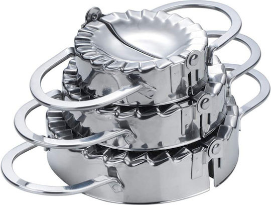 Fantasyday Ravioli Tools Stainless Steel Practical Set 3 Molds Different Sizes Ideal for Making Ravioli Pasta Calzone Pastry Tools