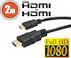 Mini Hdmi Cable 2 Gold-plated Connectors