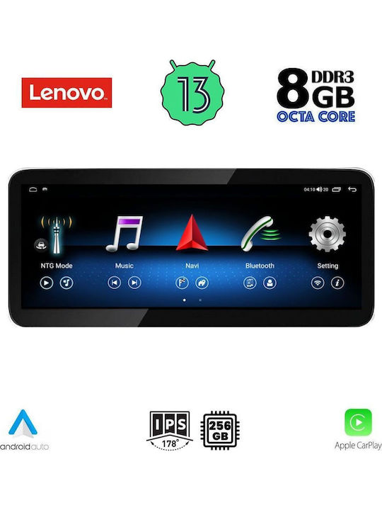 Lenovo Auto-Audiosystem für Mercedes-Benz C Klasse 2012-2014 (Bluetooth/USB/WiFi/GPS/Apple-Carplay/Android-Auto) mit Touchscreen 10.33"