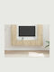 Living Room TV Unit with Lighting Sonoma Oak L30xW31xH60cm