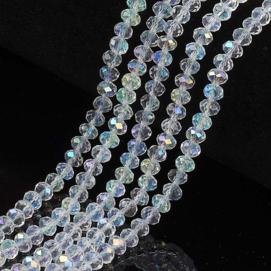 Swarovski Perlen 3mm Transparente Irisierende Menge Ca. 150 Stück