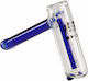Wasserpfeife Breit Diffuser Glas Blau 9cm
