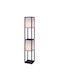 Costway Floor Lamp H156xW3cm. with Socket for Bulb E27 Black
