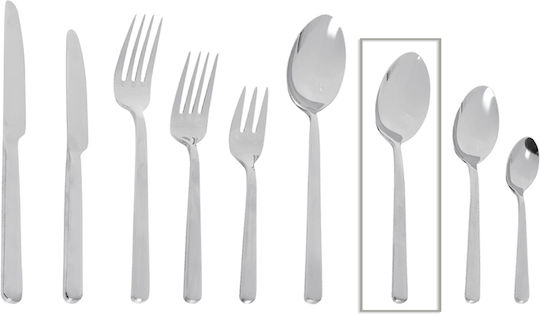 Espiel Fortune Spoon Set Fruit Stainless Silver 12pcs