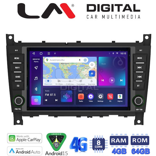 LM Digital Ηχοσύστημα Αυτοκινήτου για Mercedes-Benz C Class / CLC Class 2004-2008 (Bluetooth/USB/WiFi/GPS)