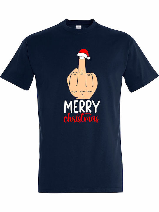 Unisex T-shirt Merry Christmas Funny Middle Fin...