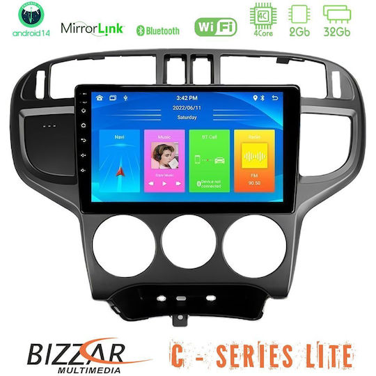 Bizzar Ηχοσύστημα Αυτοκινήτου για Hyundai Matrix 2001-2010 (Bluetooth/USB/AUX/WiFi/GPS/Apple-Carplay/Android-Auto) με Οθόνη Αφής 9"