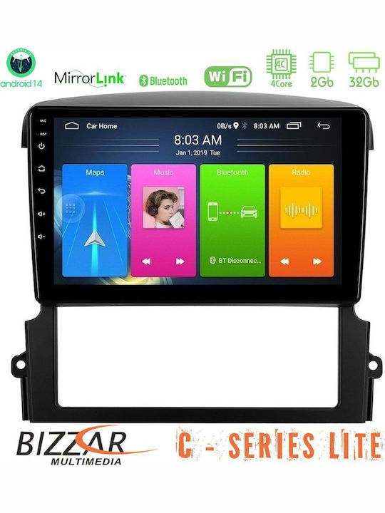 Bizzar Ηχοσύστημα Αυτοκινήτου για Kia Sorento 2006 2009 (Bluetooth/USB/AUX/WiFi/GPS/Apple-Carplay/Android-Auto) με Οθόνη Αφής 9"