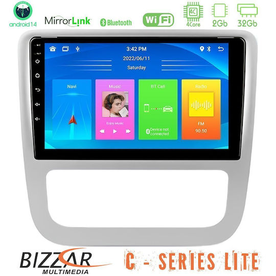Bizzar Car Audio System for Volkswagen Scirocco / Eos 2008-2014 (Bluetooth/USB/AUX/WiFi/GPS/Apple-Carplay/Android-Auto) with Touch Screen 9"