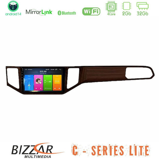 Bizzar Ηχοσύστημα Αυτοκινήτου για Volkswagen Sportsvan 2014-2020 (Bluetooth/USB/AUX/WiFi/GPS/Apple-Carplay/Android-Auto) με Οθόνη Αφής 9"