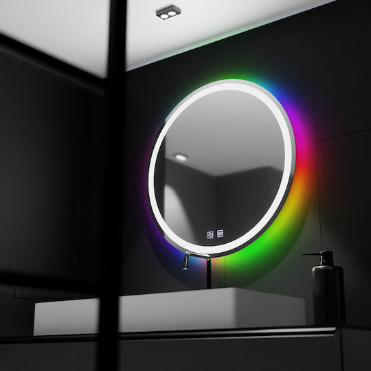 Alista Home Runder LED Berührung Badezimmerspiegel 60x60cm