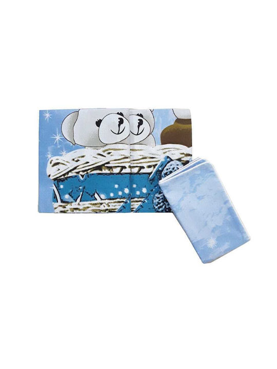 Beboulino Dreams Baby Sheets Set Crib Cotton Blue 105x170cm 2pcs