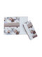 Beboulino Baby Sheets Set Crib Cotton Multicolored 105x170cm 3pcs